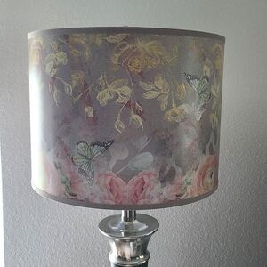 Royal Designs Modern Decorative Handmade Butterfly Garden Hardback lamp Shade